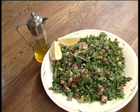 Таббулех, салат из мяты с кус-кусом
